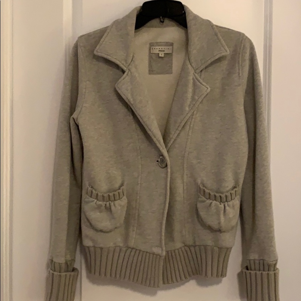 Essentiel grey fleece jacket